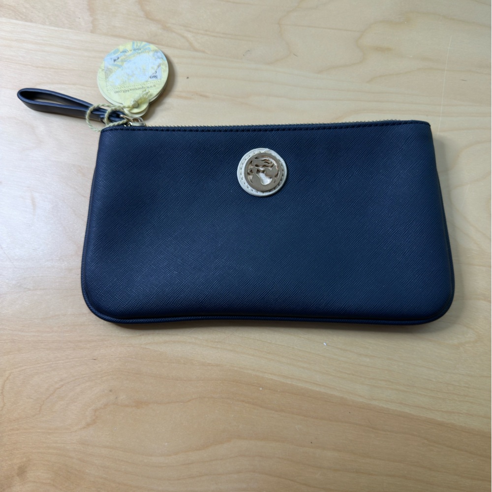 Spartina 449 Blue Retreat Pouch with Logo Patch